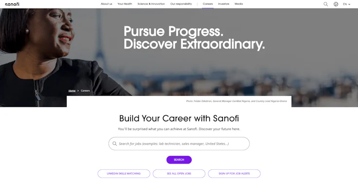 sanofi-karriereseite-beispiel