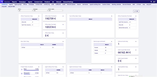 Capture LeadDesk pour logiciel centre d'appel