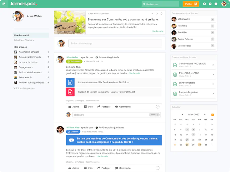 Jamespot gestion association