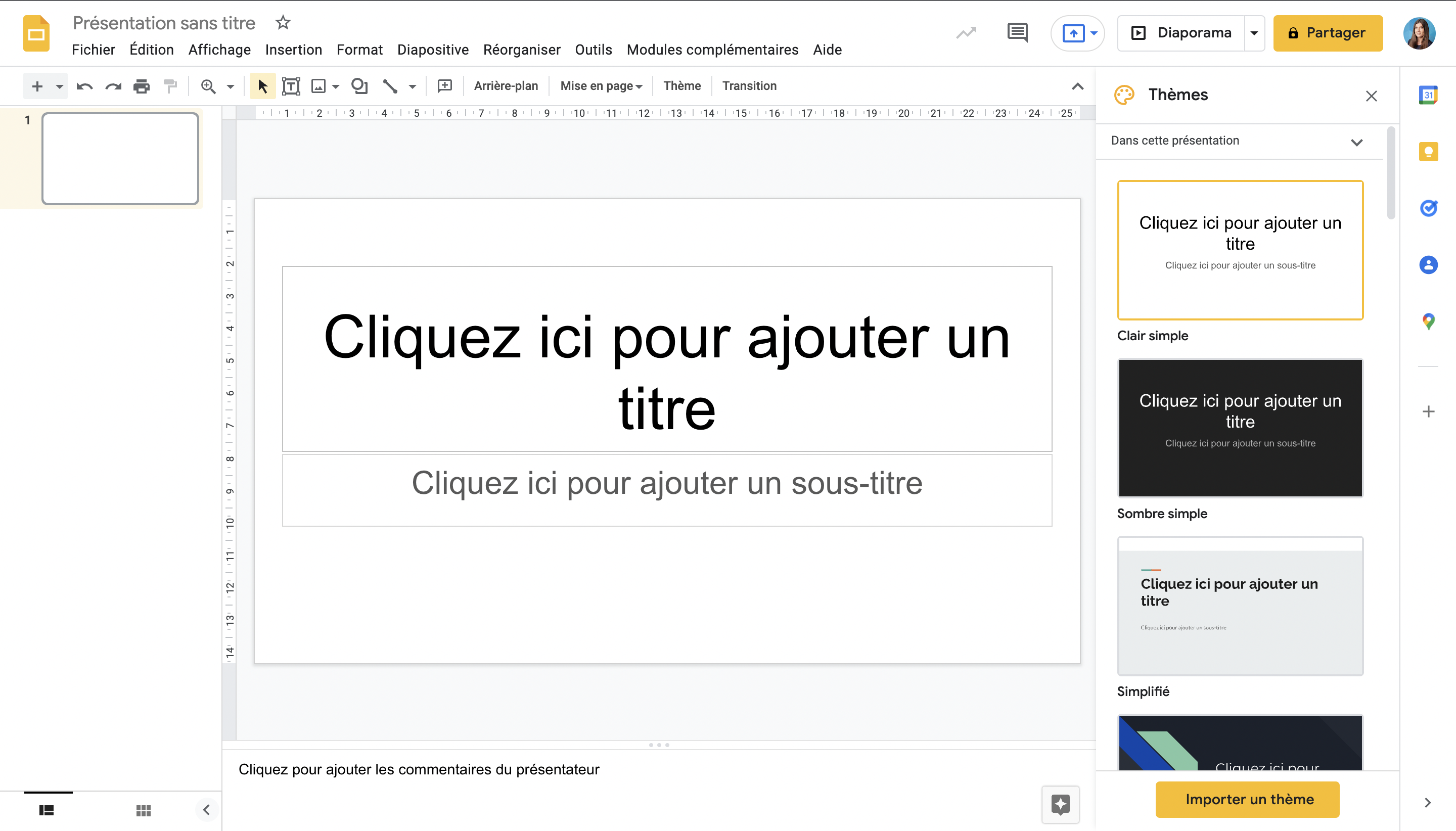 Google Slides : meilleur logiciel de diaporama