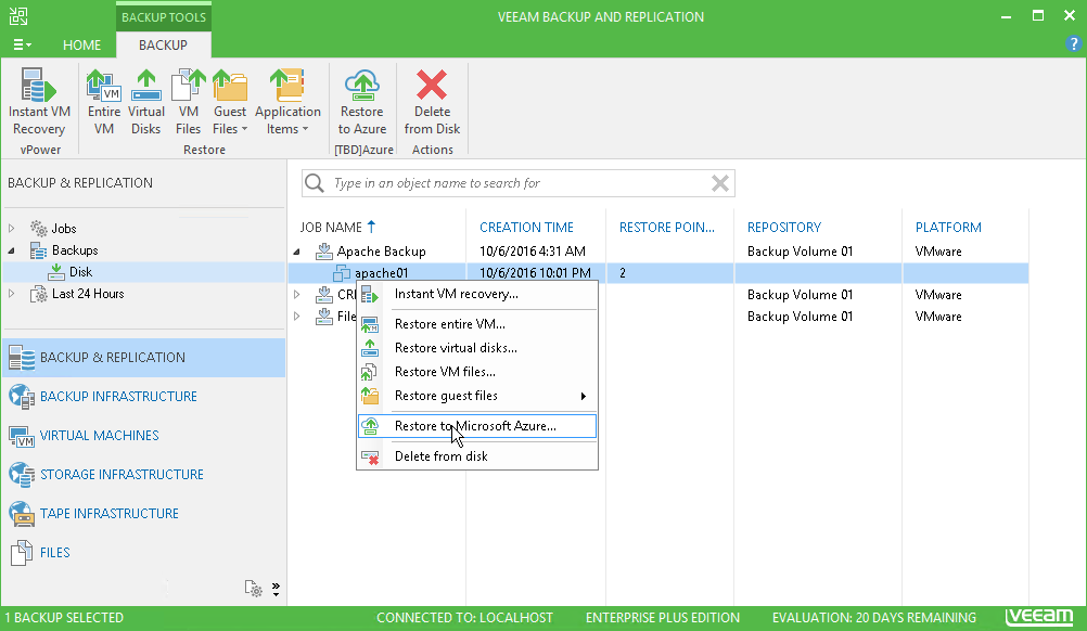 Veeam Backup