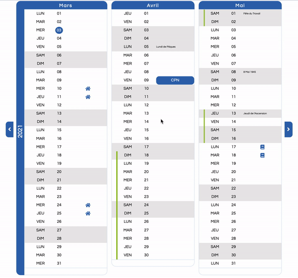 Logiciel gestion congés : Kammi