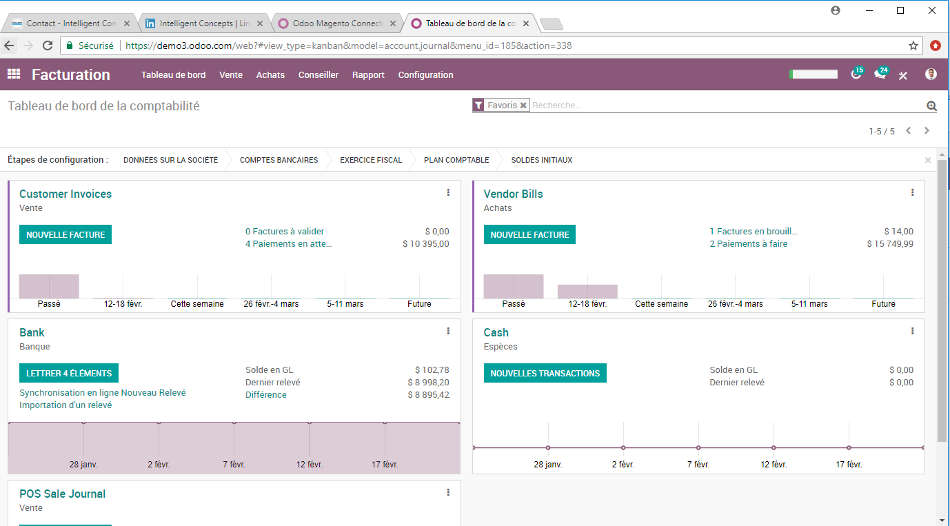 Order to cash : visuel Odoo
