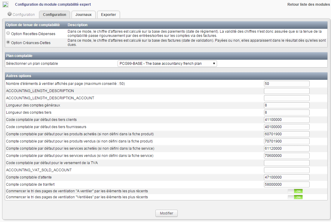 Logiciel comptabilité : Dolibarr