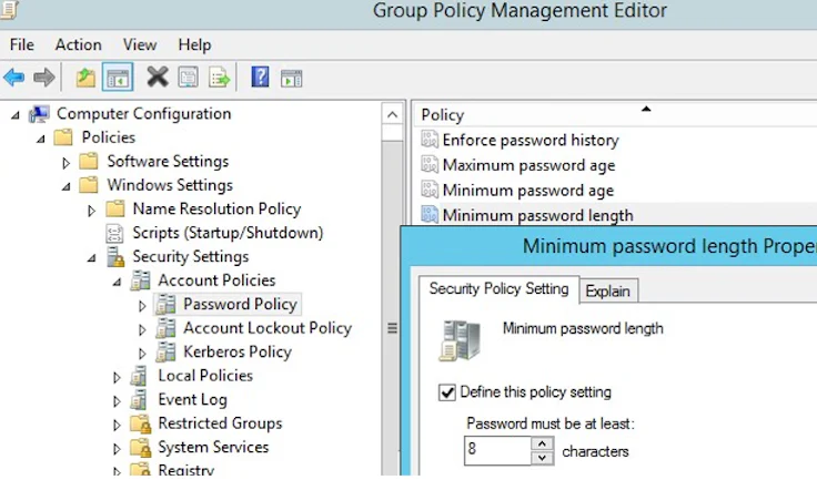 GPO mot de passe : tutoriel
