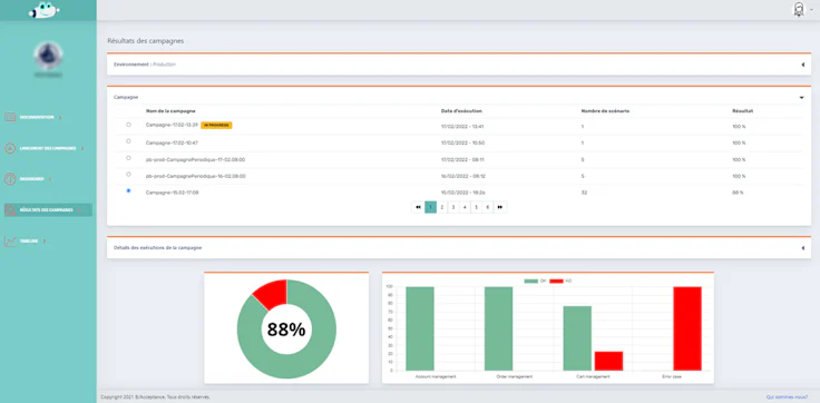 Monitoring site web : Alfred Monitoring