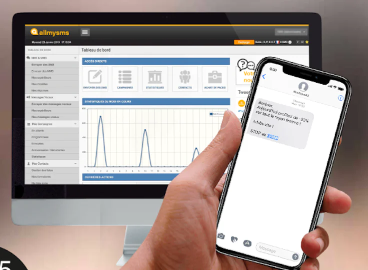 capture d'ecran site AllMySMS