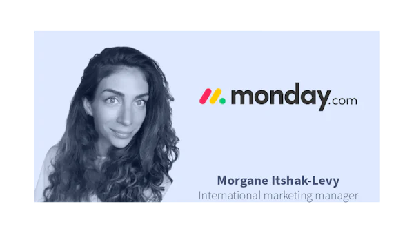 Morgane Itshak-Levy, Experienced International marketing manager at monday.com