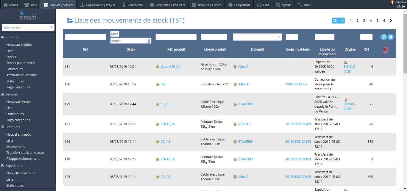 Meilleur logiciel gestion de stock : Dolisim