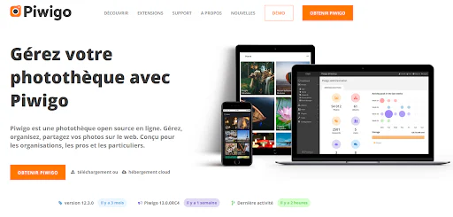 Logiciel photothèque : Piwigo