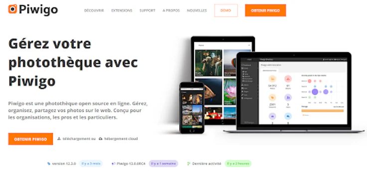 Logiciel photothèque : Piwigo