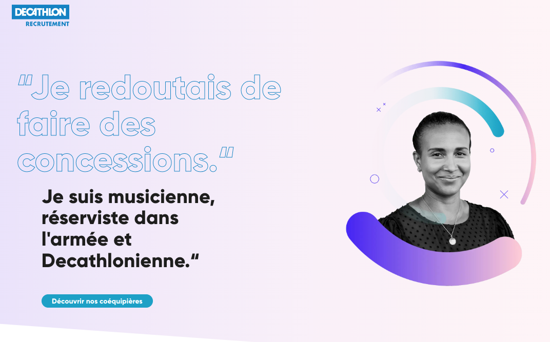 communication promesse rh : exemple Decathlon