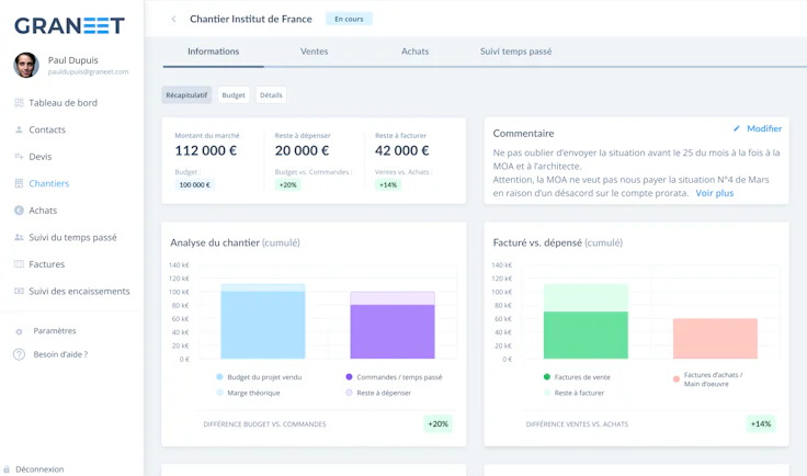 logiciel btp : Graneet