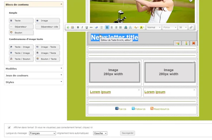 Logiciel emailing : Mailpro