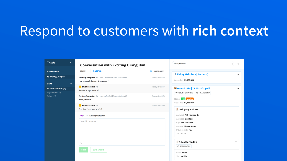 Logiciel service client : Gorgias