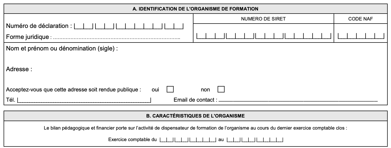 exemple bilan pédagogique