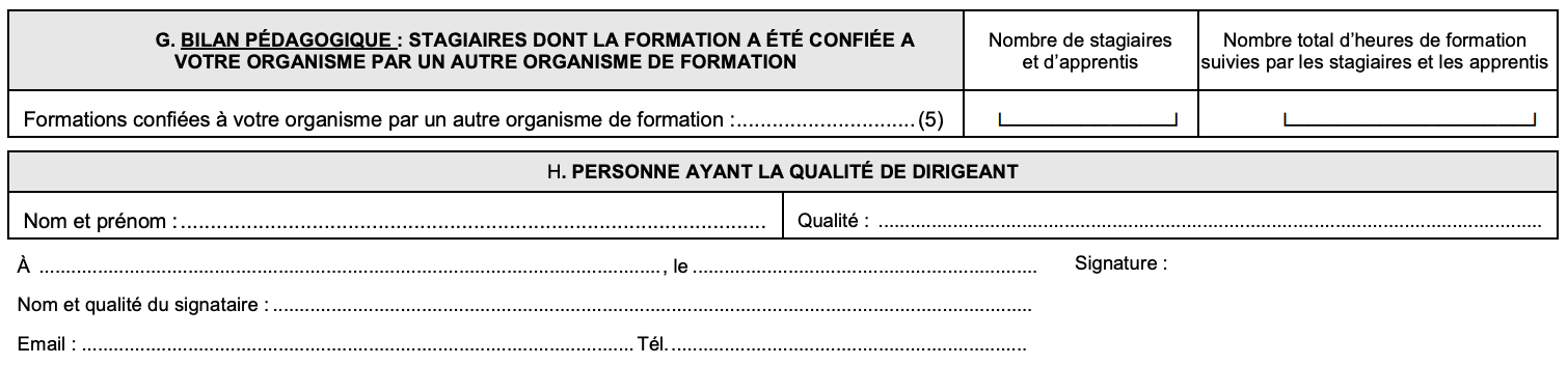 exemple bilan pédagogique