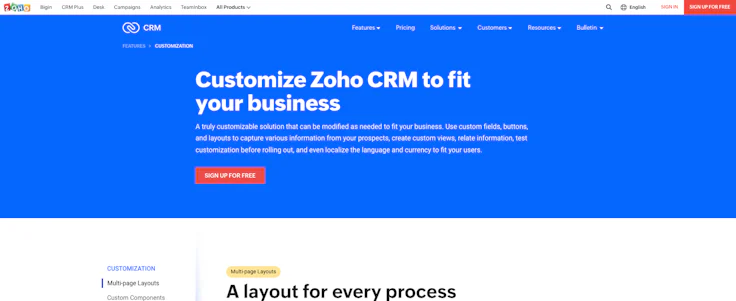 Zoho CRM