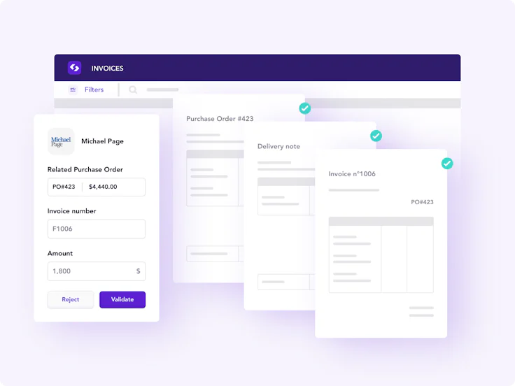 Spendesk interface invoice approval software