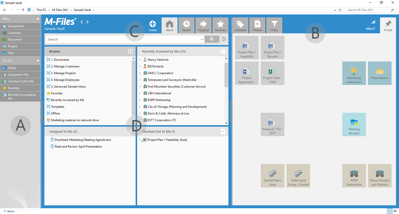 Logiciel OCR : M-Files