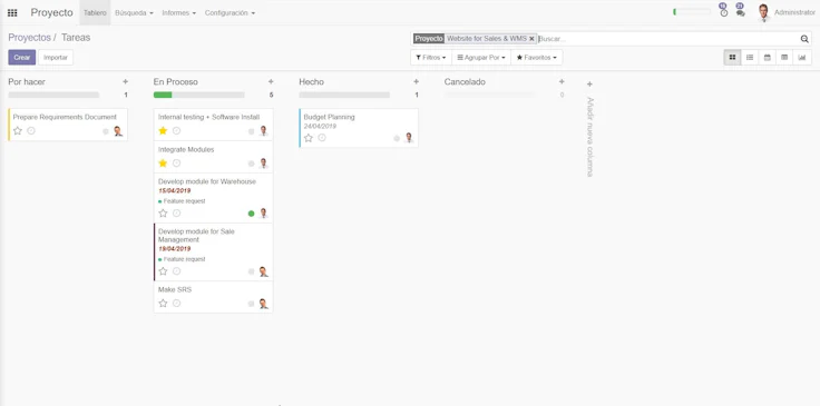 Meilleur CRM : Odoo