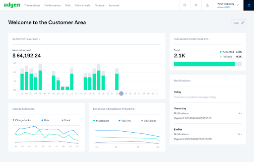 Système de paiement pour les petites entreprises : Adyen