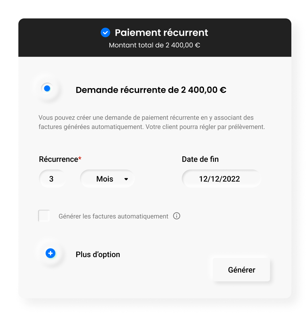 Moyen de paiement en ligne : Soan