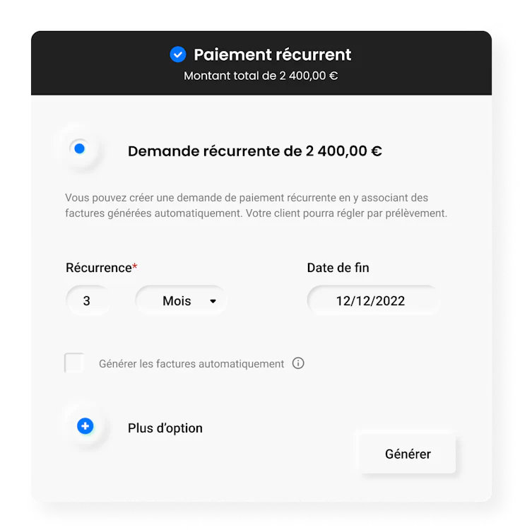 Moyen de paiement en ligne : Soan