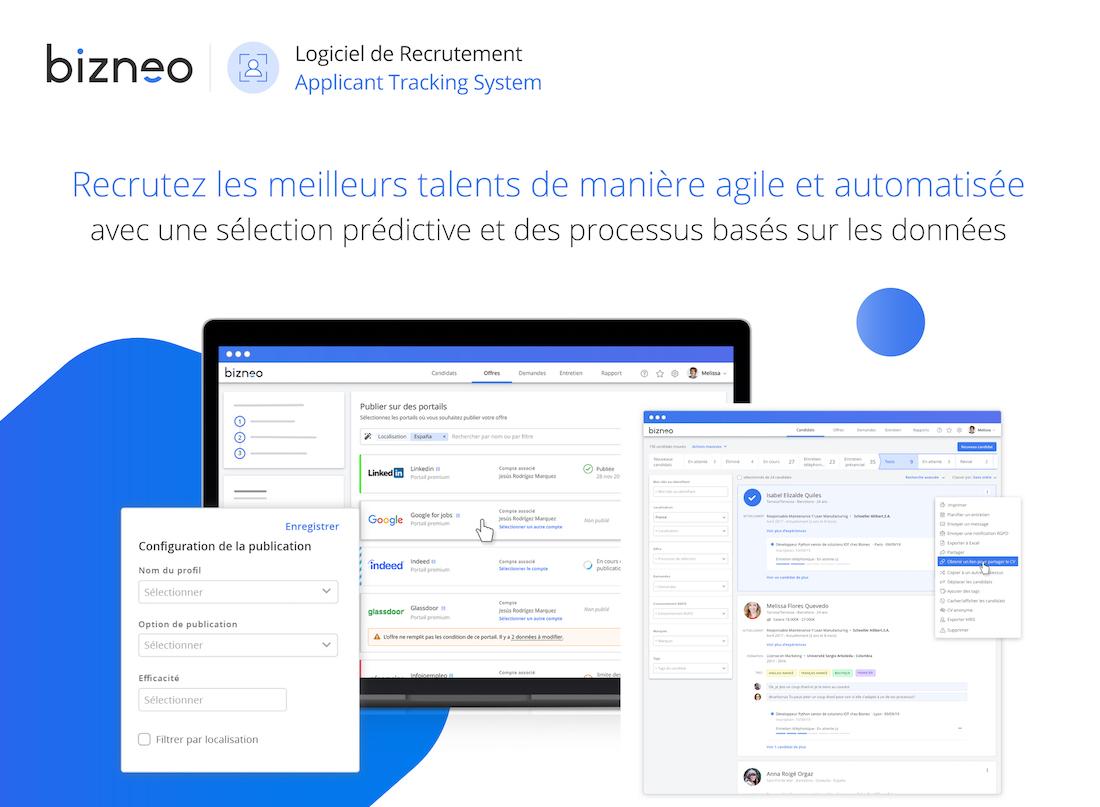 Logiciel recrutement : Bizneo ATS