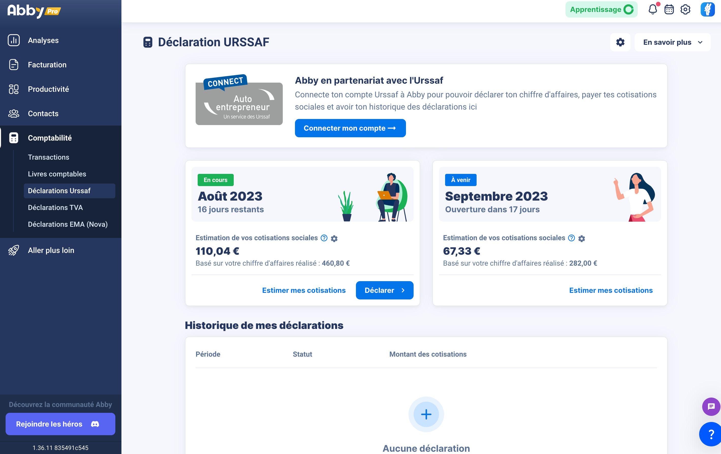 Logiciel de facturation compatible API Urssaf : Abby