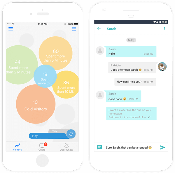 Logiciel prospection : Zoho SalesIQ