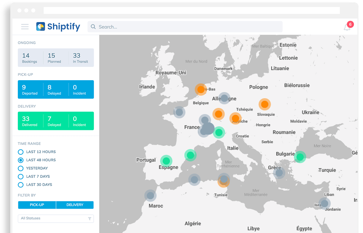 logiciel transport : Shiptify