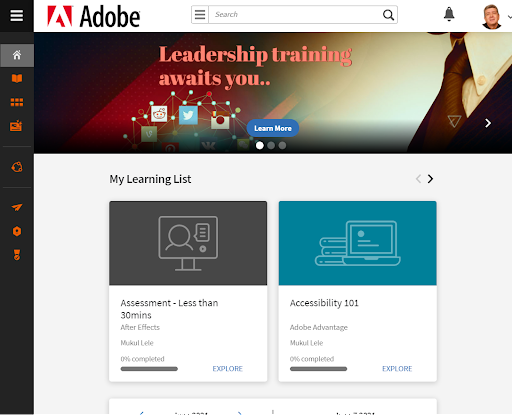 plateforme de formation : Adobe Learning Manager