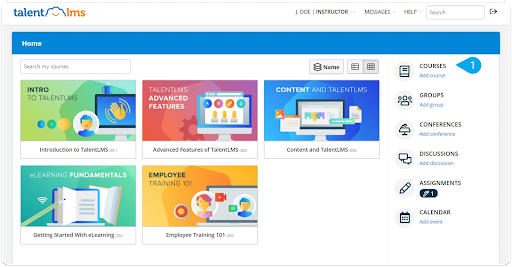plateforme de formation : TalentLMS