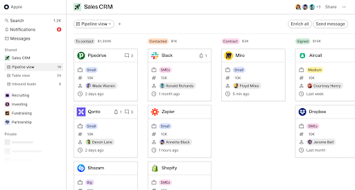 crm startup : folk