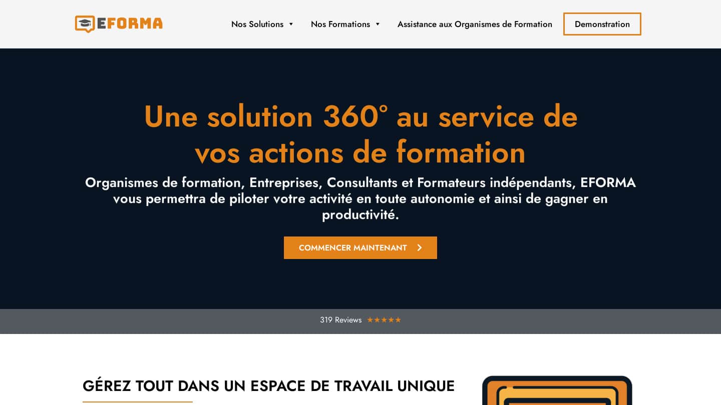 CRM organisme de formation : eForma