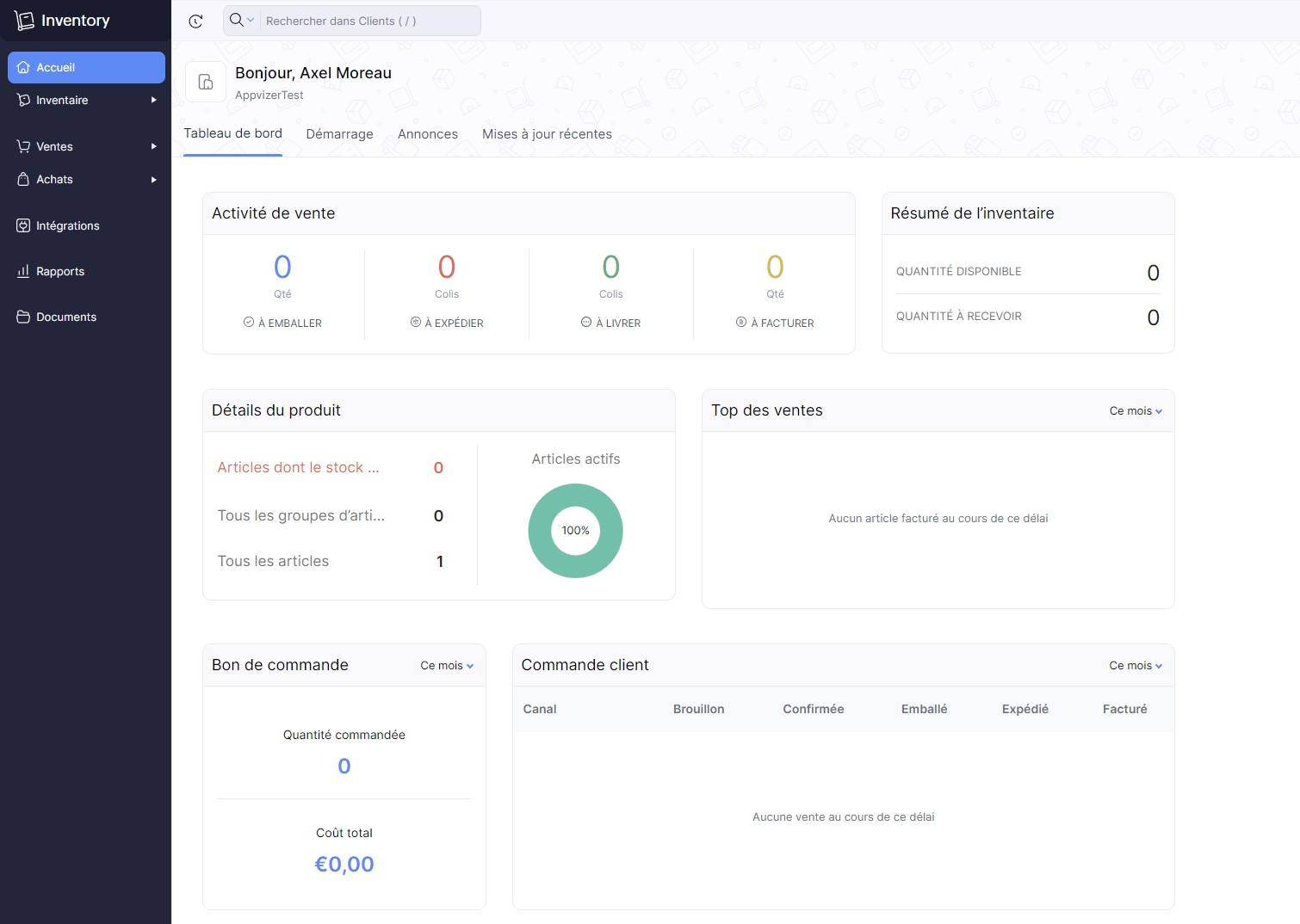 Meilleur logiciel gestion de stock : Zoho Inventory