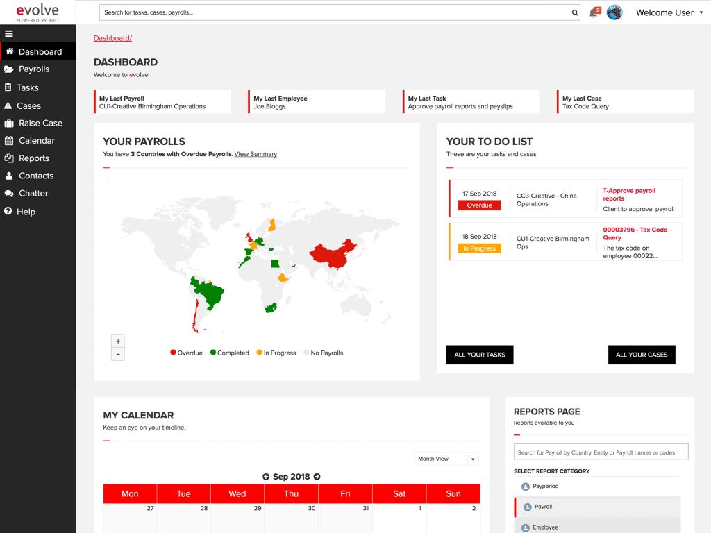 BDO UK interface