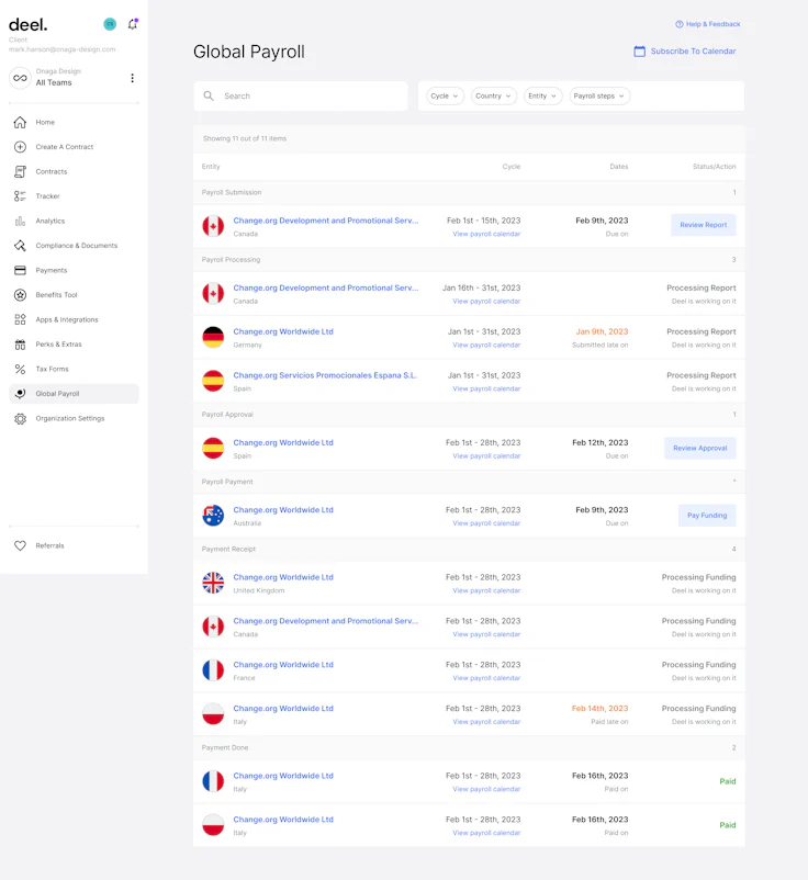 Inail Payroll Top 10 International Payroll Services to Pay All Around the World