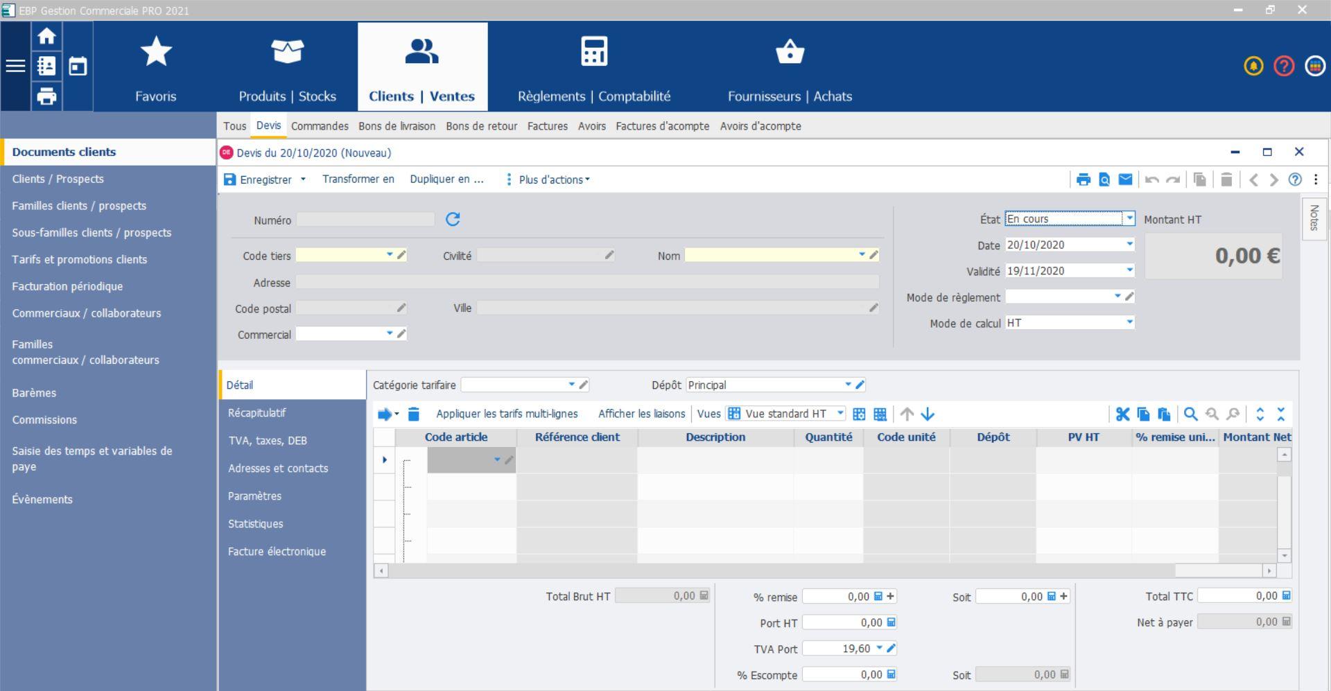 Logiciel de facturation compatible API Urssaf : EBP