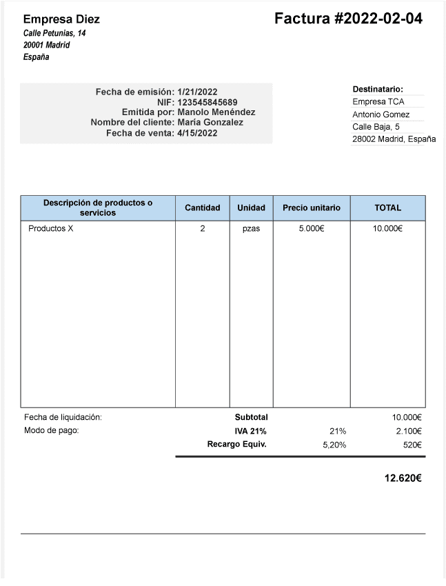 factura-recargo-equivalencia