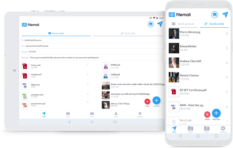Transfert de fichier sécurisé : Filemail