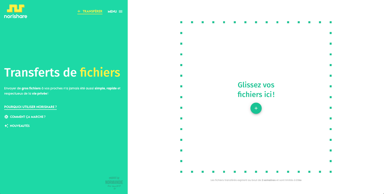 Transfert de fichier sécurisé : Norishare