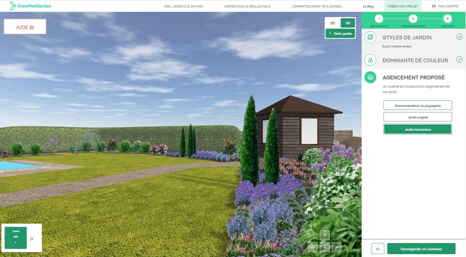 Logiciel paysagiste : Draw Me a Garden
