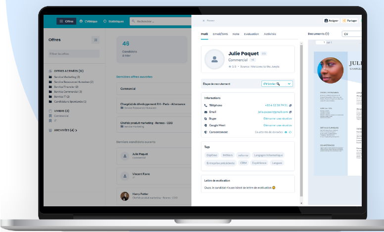 logiciel recrutement : Eurécia