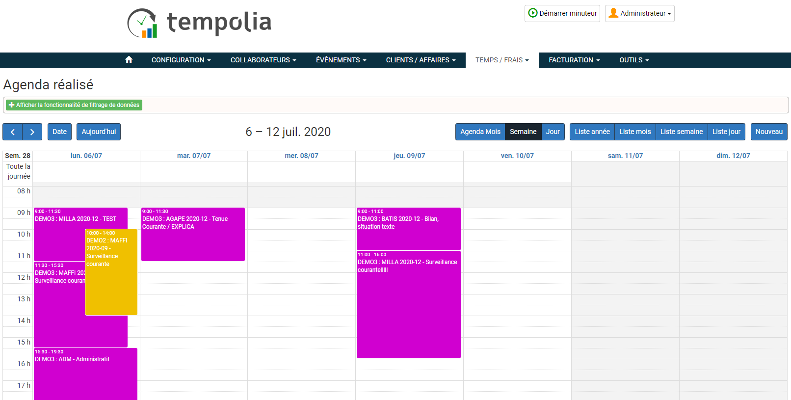 Logiciel GTA : Tempolia