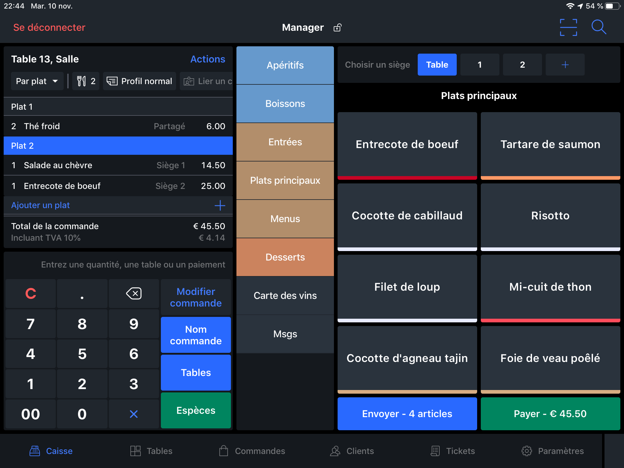 Logiciel caisse enregistreuse tactile : Lightspeed
