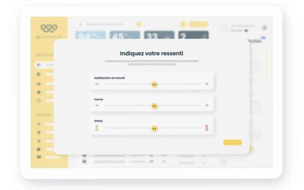 Cegid Voice of the Employee Ressenti interface