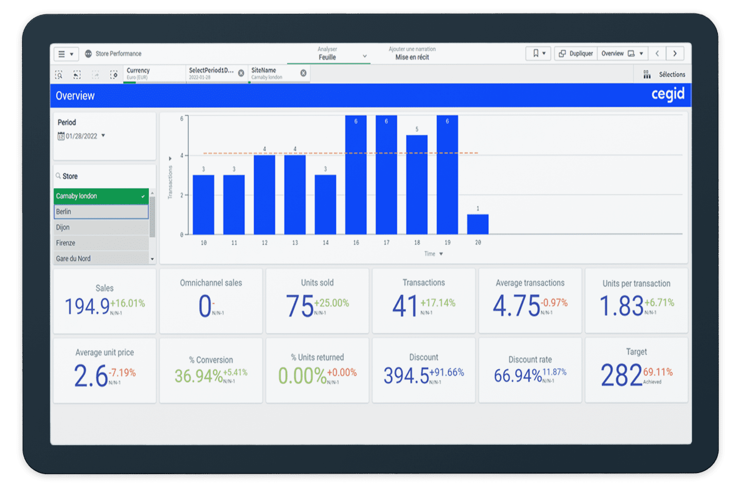 meilleur logiciel gestion de stock : Cegid Retail