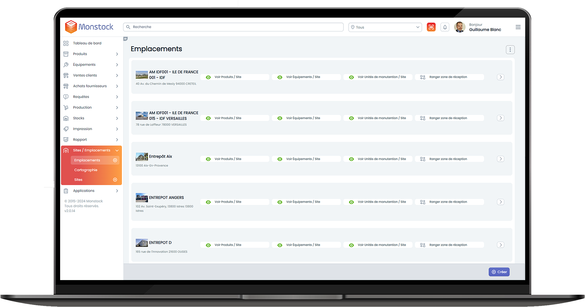 Logiciel gestion de stock : Monstock